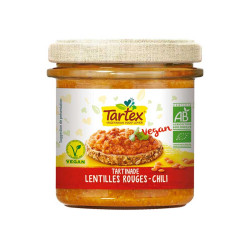 tartinade lentilles rouges chili Tartex