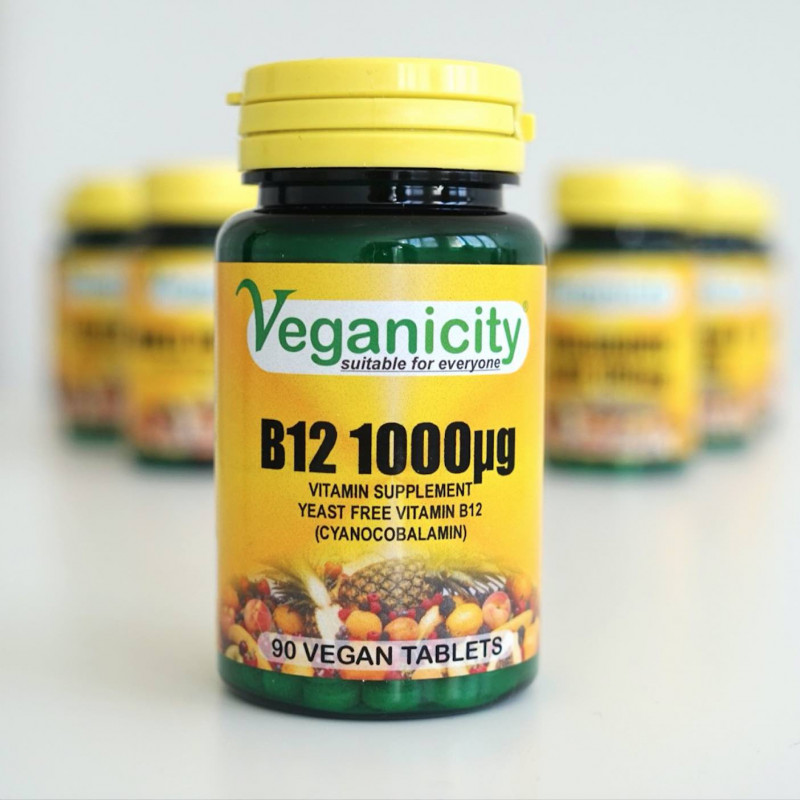 vitamine B12 vegan 1000ug veganicity