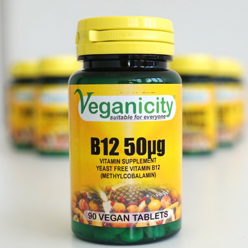 vitamine B12 vegan 50ug veganicity