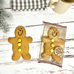 vegan gingerbread man Lottie Shaw