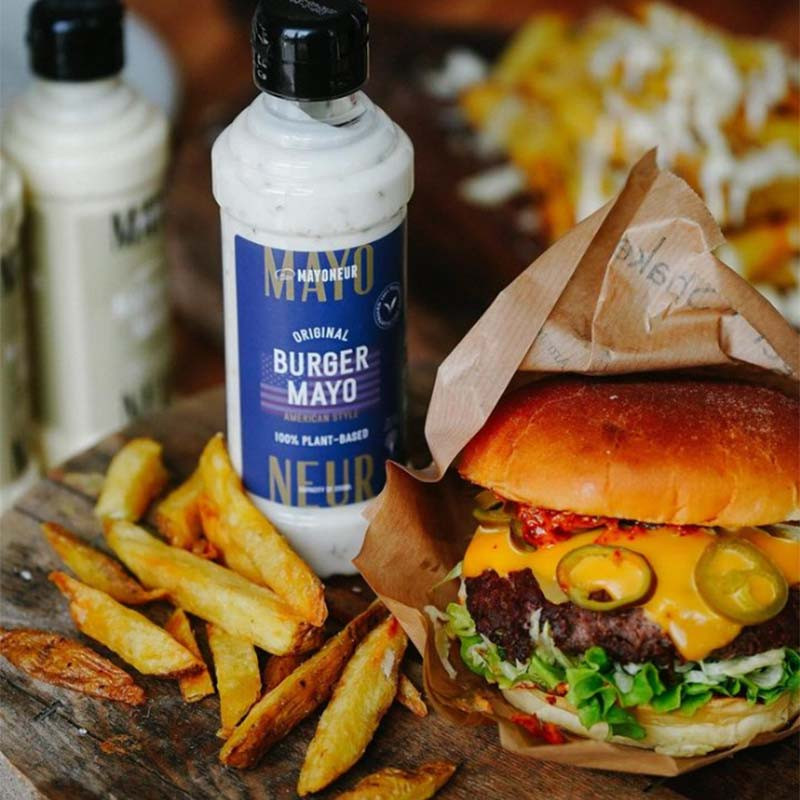 sauce burger mayonnaise vegan mayoneur