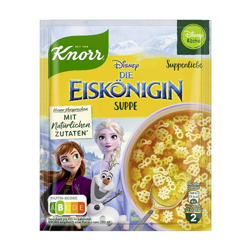 Soupe Déshydratée KNORR Reine des Neiges - 40g