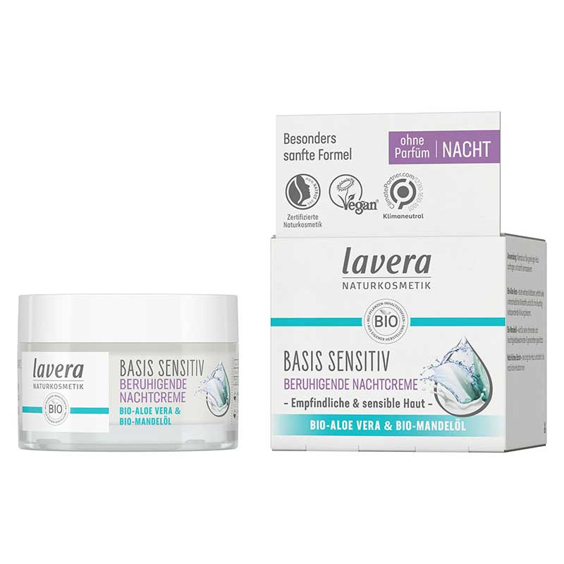 creme de nuit apaisante Lavera basis sensitiv