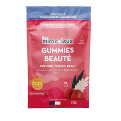 Les Miraculeux gummies Beauté framboise