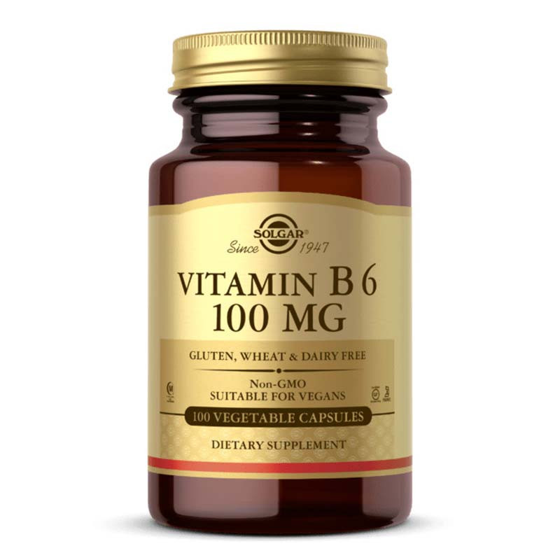solgar vitamine b6 100mg 100 capsules