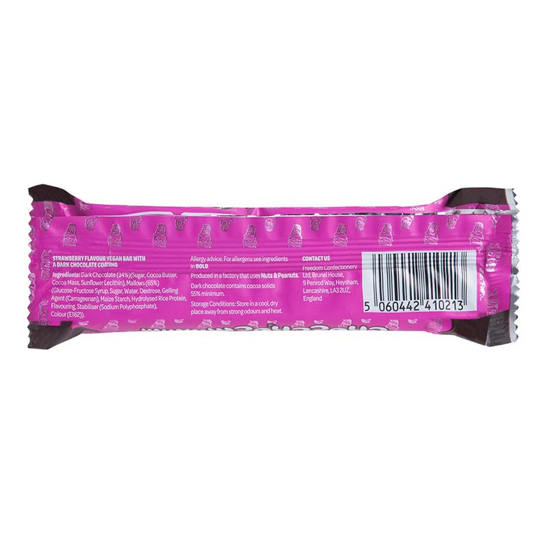 barres mallow out chocolat fraise freedom confectionery