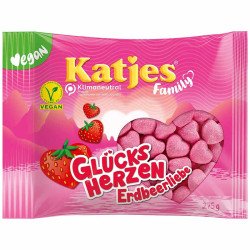 bonbons Family coeurs de fraise Katjes
