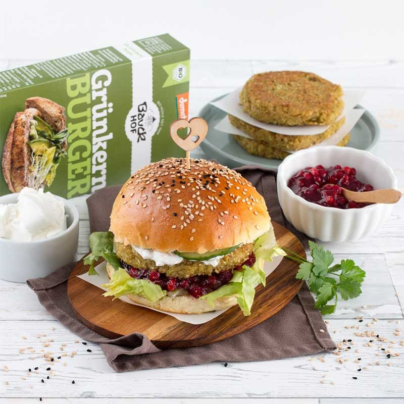 melange Bauckhof pour burger vert