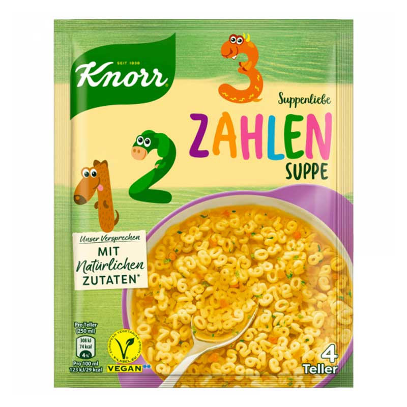 Soupe Déshydratée KNORR  “Amour des Chiffres” - 84g