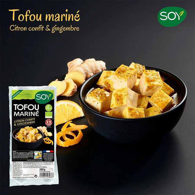 tofu mariné Soy
