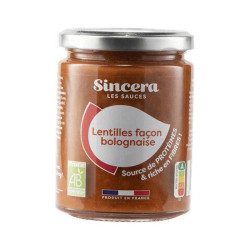 bolognaise de lentilles Sincera
