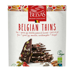 Belgian thins chocolat noir quinoa goji Belvas