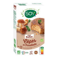 Croc tofou Soy - cepes en persillade
