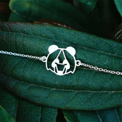 fauna animal totem panda bracelet