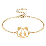 fauna animal totem panda bracelet