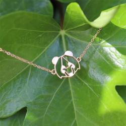 fauna animal totem panda bracelet