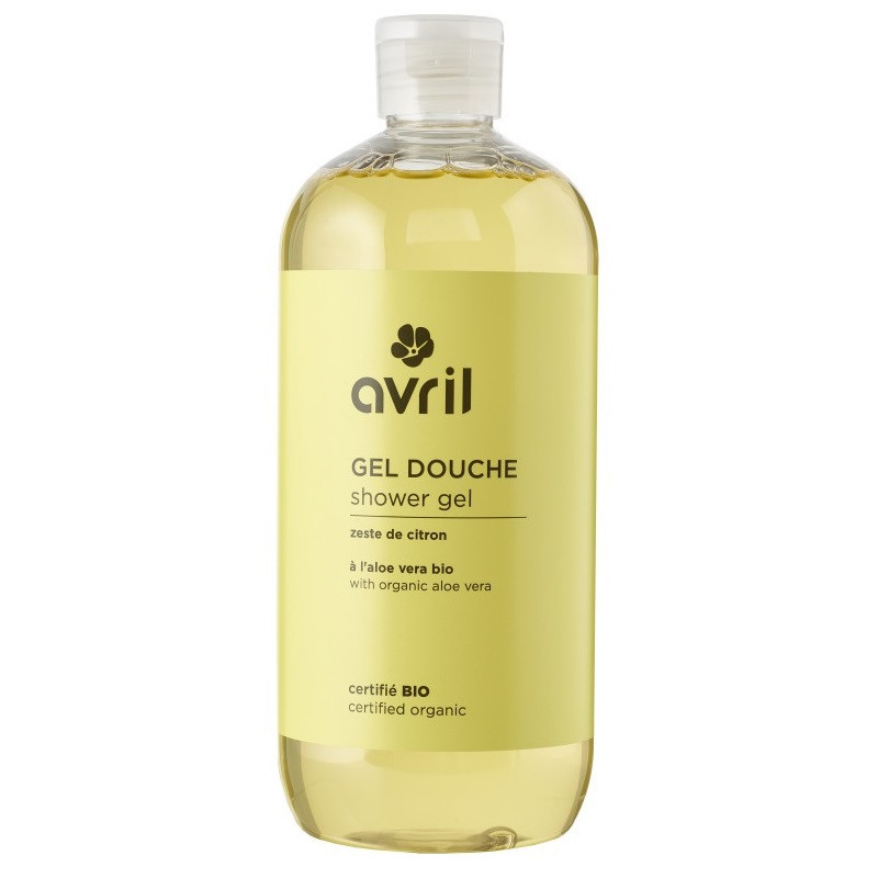 gel douche bio citron avril