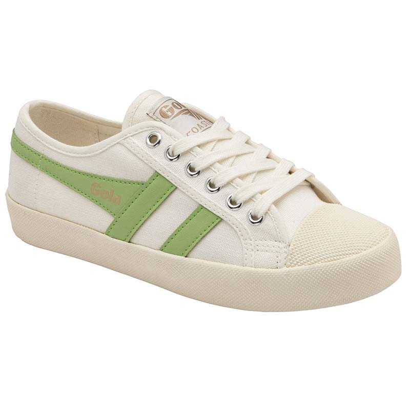 baskets gola femme coaster off white patina green