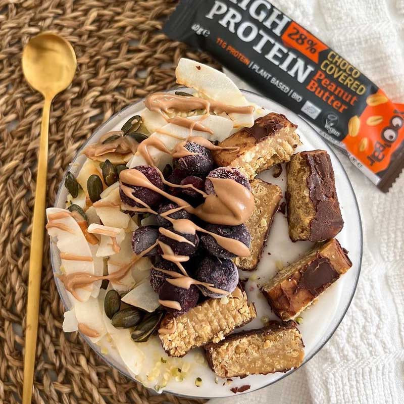barre proteinee cacahuete et chocolat Roobar