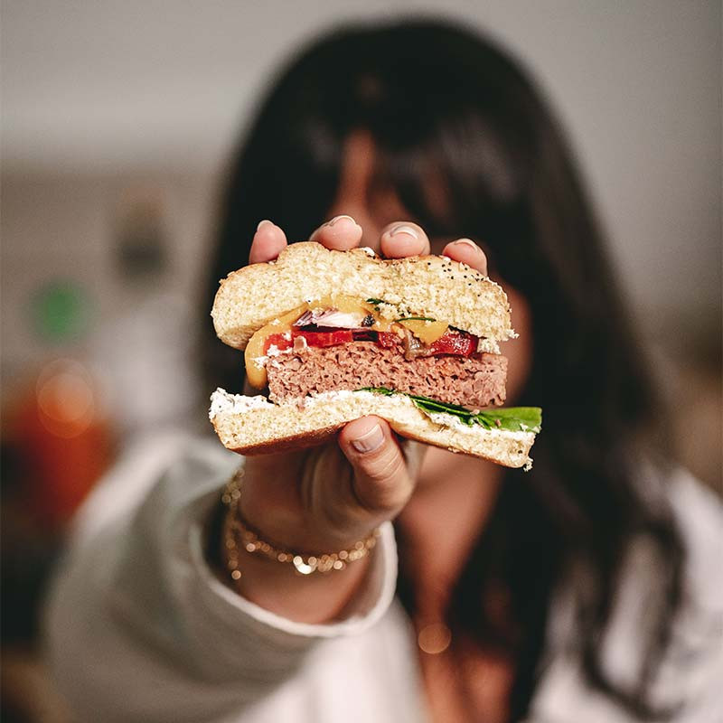 hache vegetal burger accro