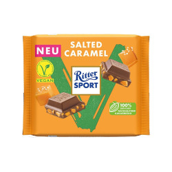 tablette-chocolat-ritter-sport-vegan-caramel-sale-100g