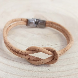 bracelet en liege marin karmyliege beige