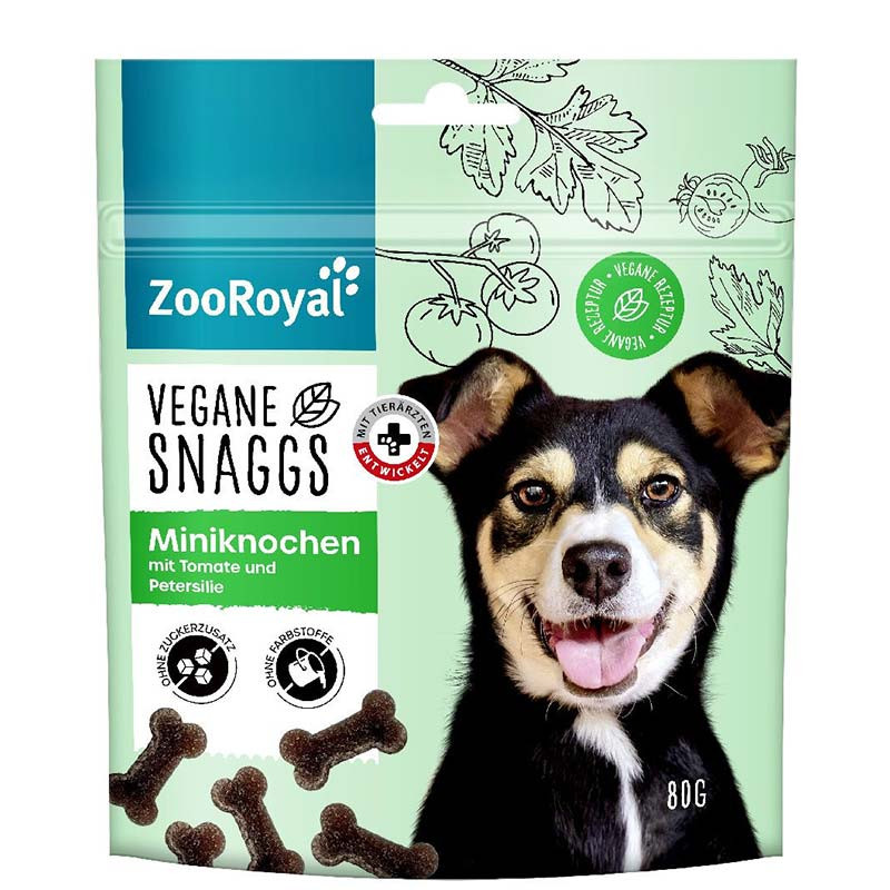 mini os vegan pour chien zooroyal