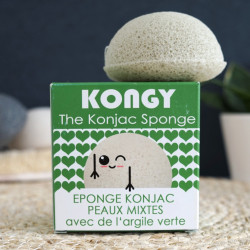 Kongy eponge konjac peaux mixtes