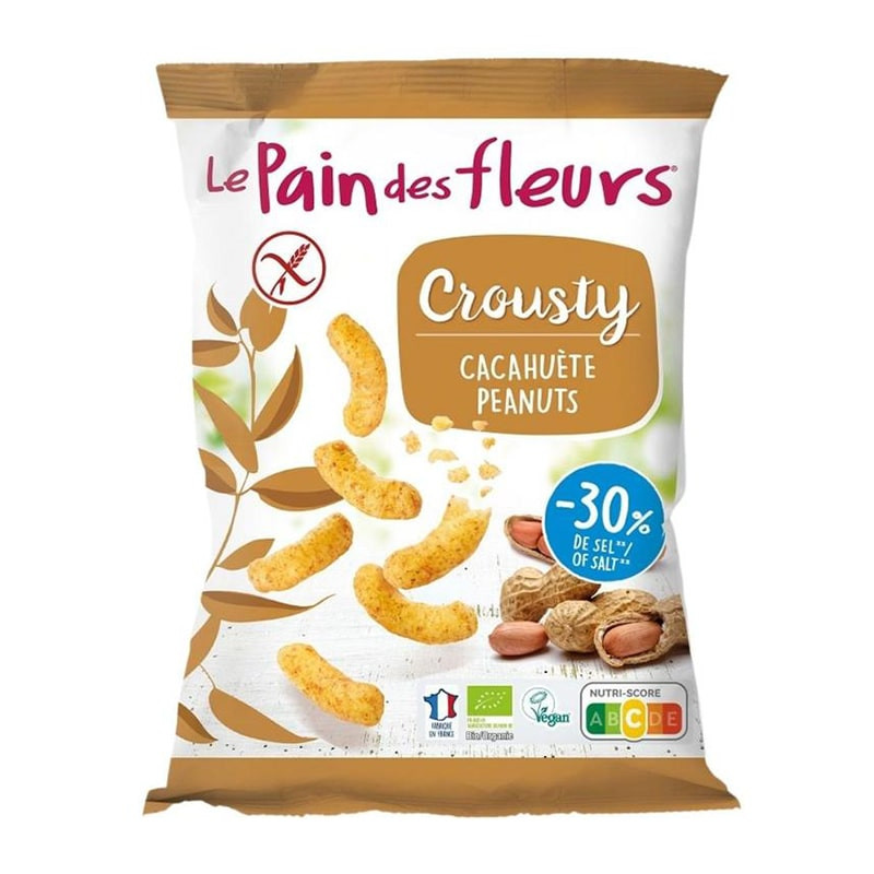 crousty cacahuete le pain des fleurs 75g