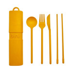 Kit de Couverts Nomades Bini jaune