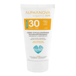creme solaire visage sensitive SPF 30 Alphanova 50g