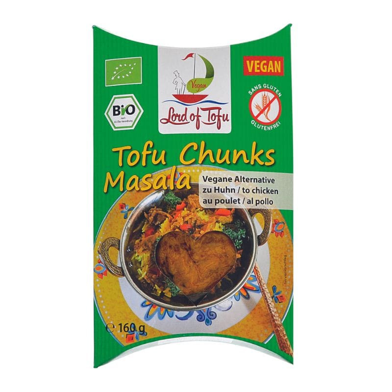 tofu chunks masala 160g lord of tofu