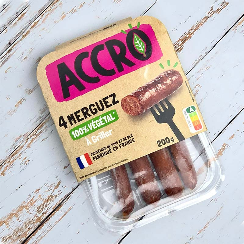 accro merguez 100% végétales 200g