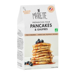 preparation gaufres et pancakes marlette 600g