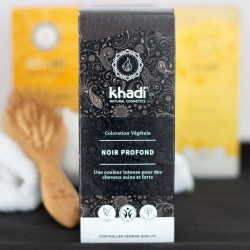 Coloration Végétale Khadi Noir profond - 100g