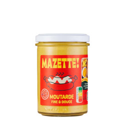 Moutarde fine & douce Mazette 190g