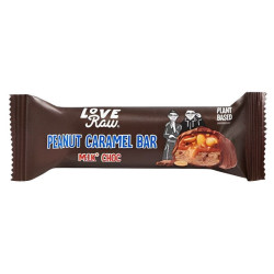 barre chocolatée caramel cacahuète love raw 40g