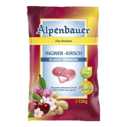 bonbons fourrés cerise gingembre alpenbauer