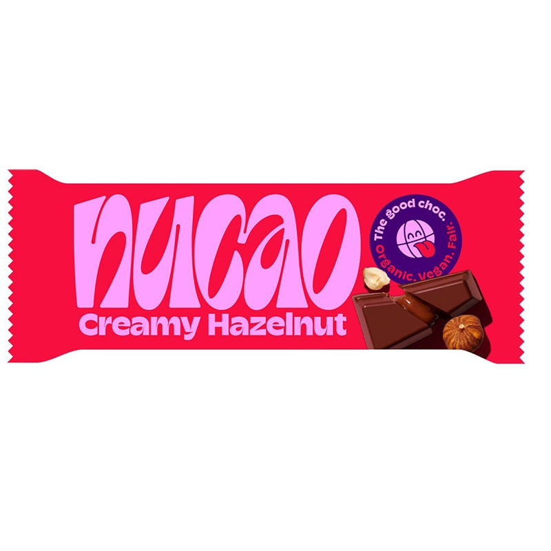 nucao chocolate bar creamy hazelnut 33g