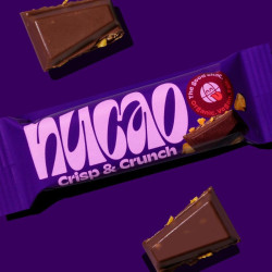 nucao chocolate bar crisp & crunch 31g