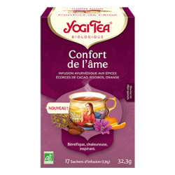 Infusion yogi tea confort de l'ame 17 sachets