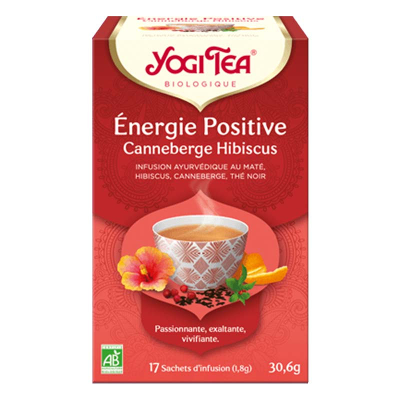Infusion yogi tea energie positive 17 sachets