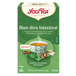 Infusion Yogi Tea Bien être intestinal 17 sachets