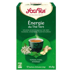 Infusion Yogi Tea Energie du The Vert 17 sachets