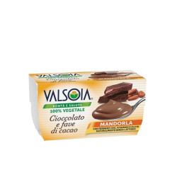 yogurt valsoia vegan aux feves de cacao x2
