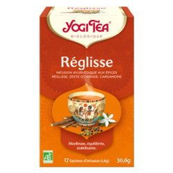 infusion yogi tea réglisse x17 sachets