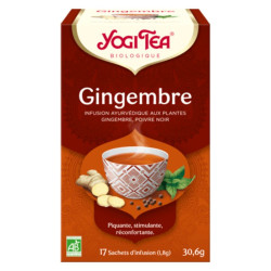 infusion yogi tea gingembre x17 sachets