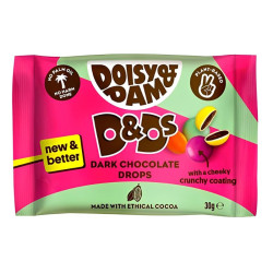 dark chocolate drops pocket doisy and daim 30g