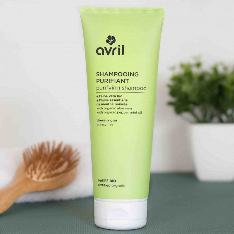 shampoing bio purifiant cheveux gras avril cosmetiques