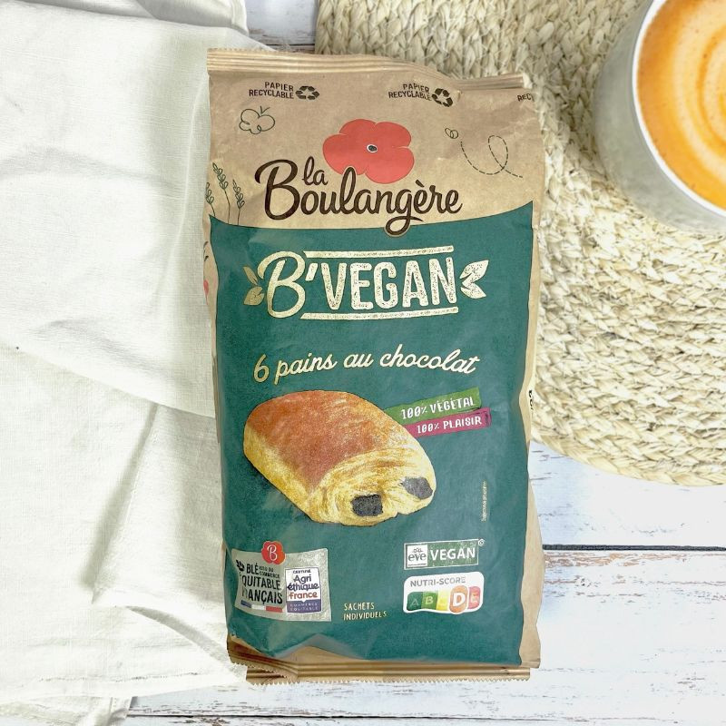 la boulangere pain au chocolat vegan x6